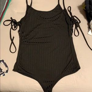 black bodysuit